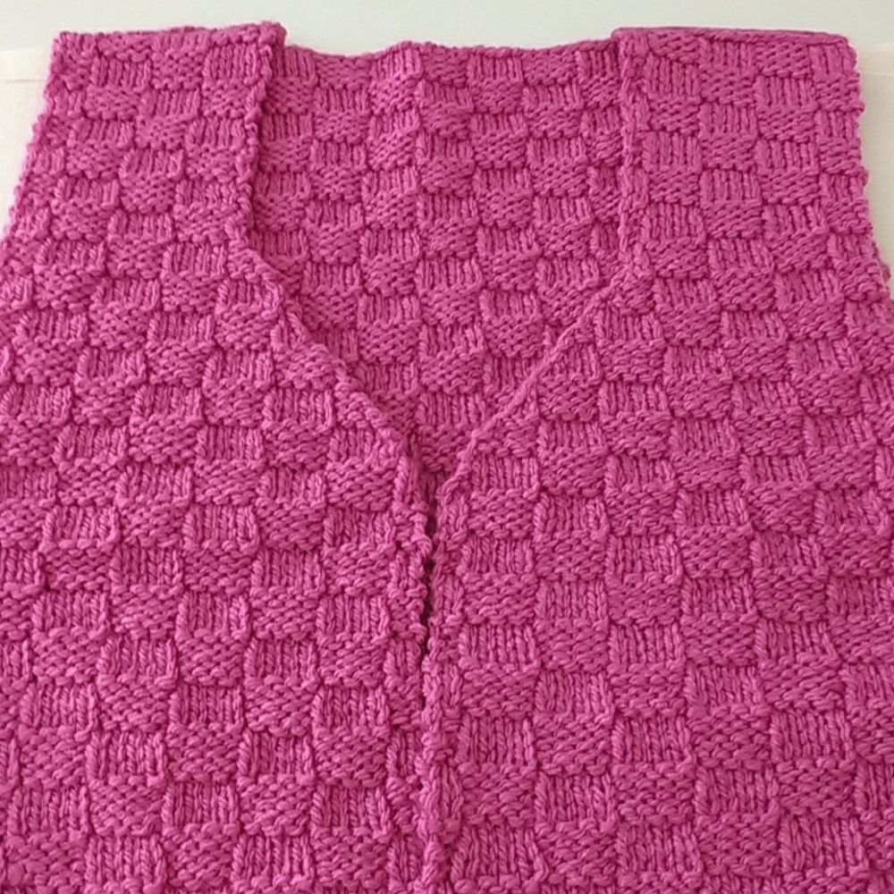 NEW handcrafted knit vest